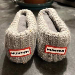 Hunter Grey Half Cardigan Knitted Cuff Tall Boot Socks NWOT SZ M